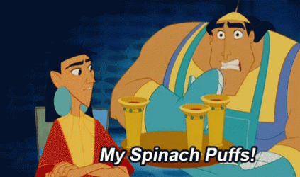 Kronk My Spinach Puffs GIF