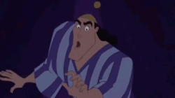 Kronk Scared Look GIF