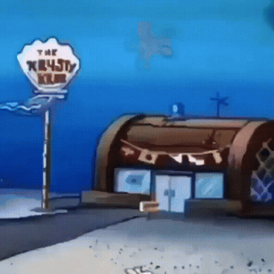 Krusty Krab Sign Saying The Krusty Krab GIF