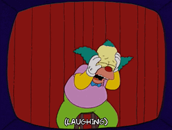 Krusty The Clown Laugh Cry GIF | GIFDB.com