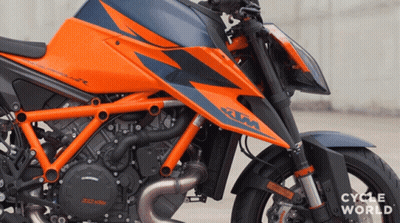 KTM Motorcycle With Cycle World GIF