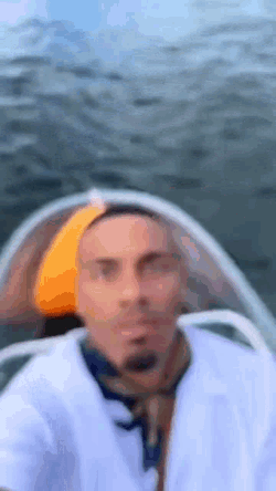 Kumala La Black Guy On A Boat GIF