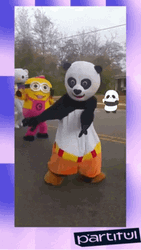 Kung Fu Panda Po Dancing Mascot GIF