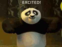 Kung Fu Panda Po Feeling Excited GIF