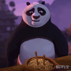 Kung Fu Panda Po Feeling Tired GIF