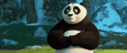 Kung Fu Panda Po Walking Away GIF