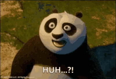 Kung Fu Panda Smiling Says Huh GIF