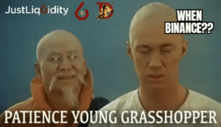 Kung Fu Patience Young Grasshopper GIF