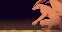 Kurama And Naruto Bumping Fists GIF