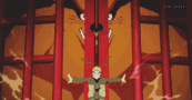 Kurama And Naruto Opening Gate GIF