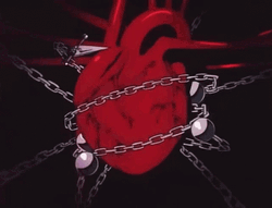Kurapika Chained Heart GIF