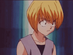 Kurapika Chills In Room GIF