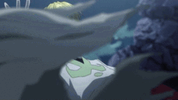 Kurapika Healing With Holy Chain GIF
