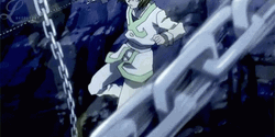 Kurapika Nen Imbued Chains GIF