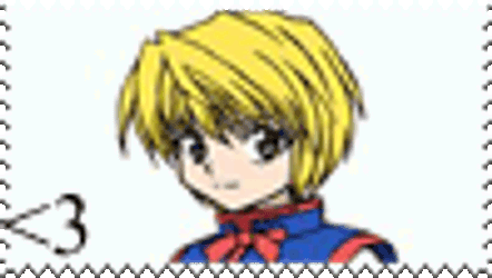Kurapika Stamp Sticker GIF