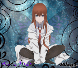 Kurisu Makise Steins Gate Butterfly Wings GIF
