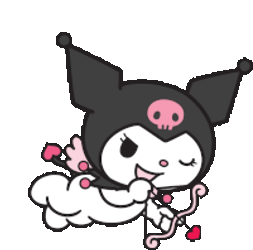 Kuromi Cupid Sticker GIF