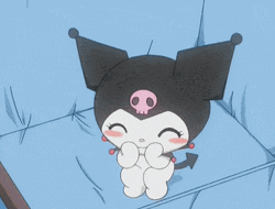 Kuromi Cute Giggle GIF