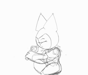 Kuromi Pencil Drawing Animation GIF