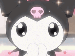 Kuromi Shining Eyes GIF