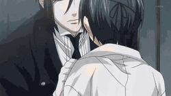 Kuroshitsuji Sebastian Preparing Ciel Phantomhive Outfit GIF