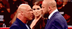 Kurt Angel Face Off Triple H GIF