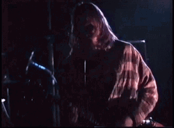 Kurt Cobain Headbang GIF