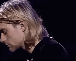 Kurt Cobain Live Concert GIF