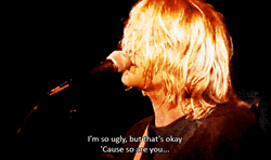 Kurt Cobain Nirvana Lithium Song GIF