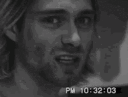 Kurt Cobain Video Record GIF