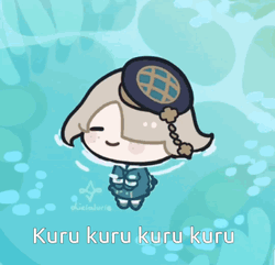 Kuru Kuru Cute Girl Shy Anime GIF