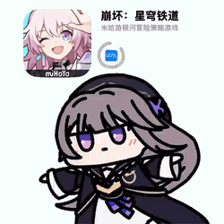 Kuru Kuru Herta Clicker GIF