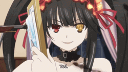 Kurumi Tokisaki Dark Spell GIF