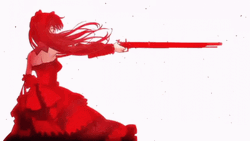 Kurumi Tokisaki Holding A Gun GIF