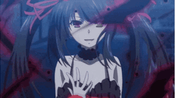 Kurumi Tokisaki Shadow Transformation GIF