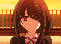 Kurumi Tokisaki Talking Sweetly GIF