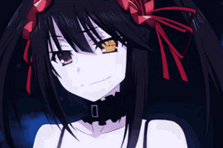 Kurumi Tokisaki Wicked Smile GIF