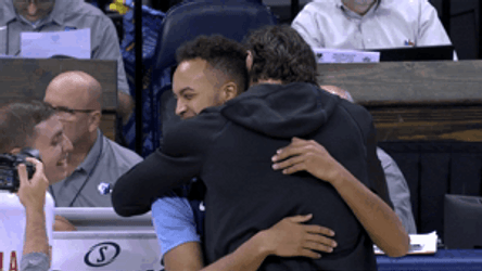 Kyle Anderson Boban Marjanovic Hug GIF