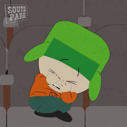 Kyle Broflovski Scared Alone GIF