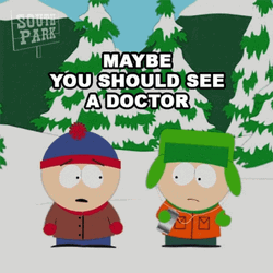 Kyle Broflovski Suggesting To See Doctor GIF