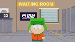Kyle Broflovski Waiting Patiently GIF