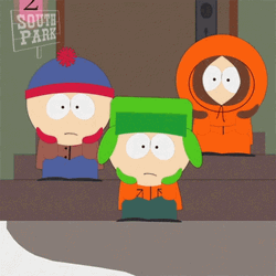 Kyle Broflovski With Stan Marsh And Kenny McCormick GIF