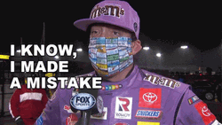 Kyle Busch I Know I Made Mistake GIF