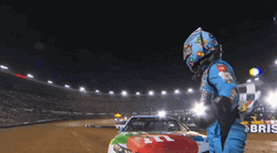 Kyle Busch Making 90 Degree Bow GIF