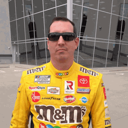 Kyle Busch Showing One Finger GIF