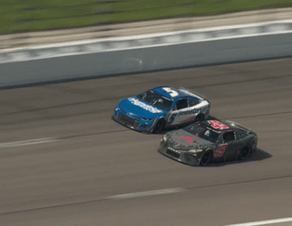 Kyle Larson Intense Race GIF