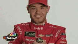 Kyle Larson Popped A Confetti GIF