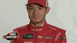 Kyle Larson Showing Fist GIF