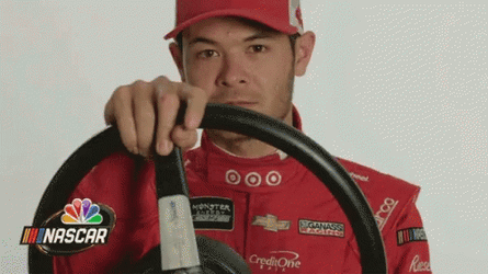 Kyle Larson Steering Wheel GIF
