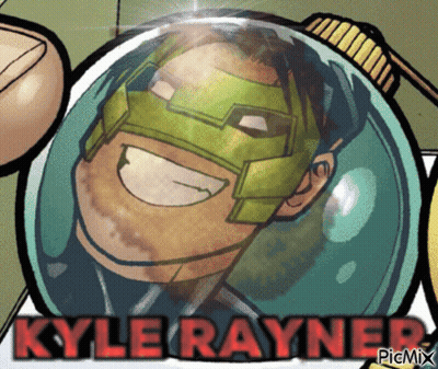 Kyle Rayner With Green Mask GIF